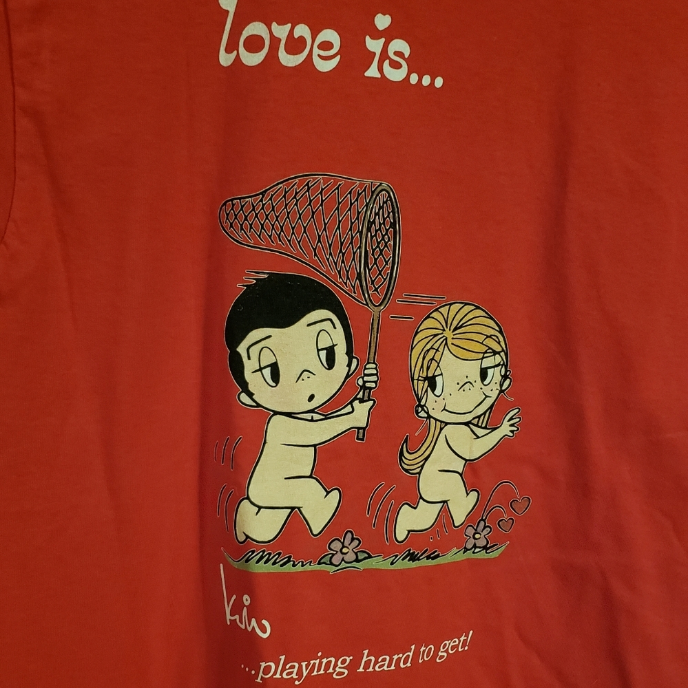 Love is...playing hard to get t shirt - Picture 2 of 4